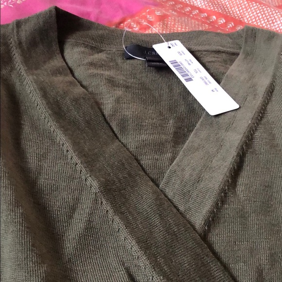 J. Crew crossover Merino sweater medium - Picture 8 of 8